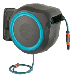 Dévidoir Mural Automatique Gardena Rollup 25m